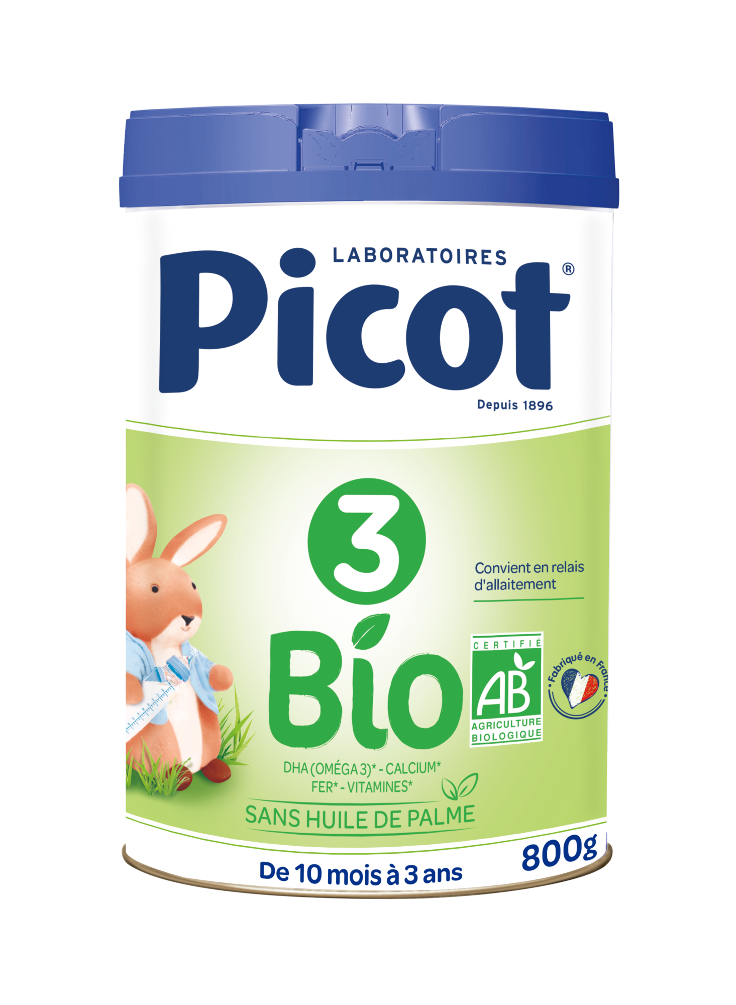 Lait Bio 3 Picot : lait de croissance bio - Laboratoires Picot