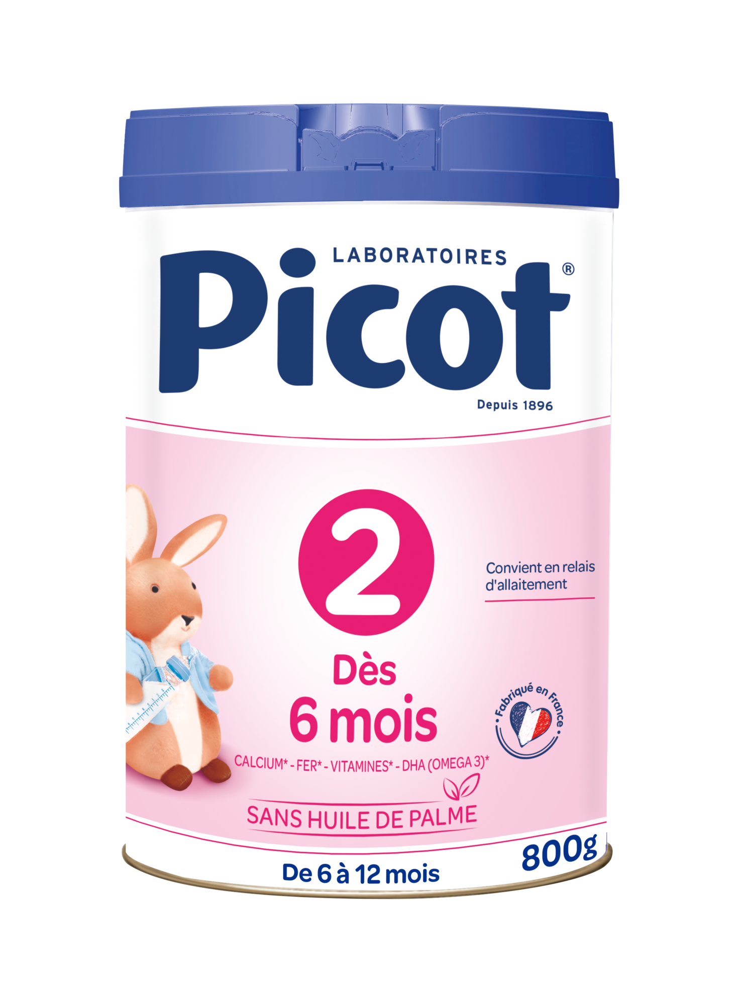 Lait 2 Picot : lait 2ème âge - Laboratoires Picot