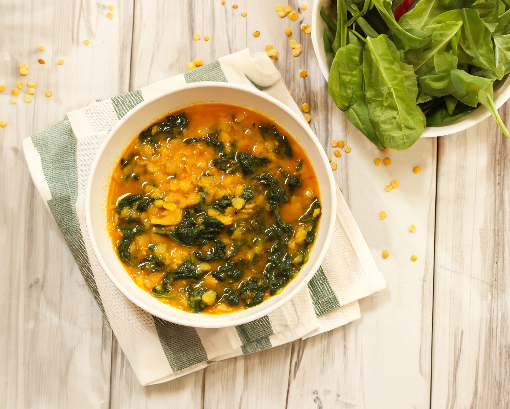 Dahl De Lentilles Corail Lait De Coco épinard Dahl de lentilles et épinards - Laboratoires Picot